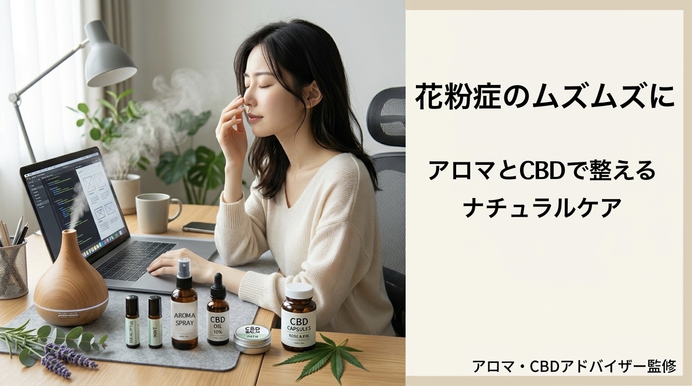 花粉症をやさしくケア|アロマとCBDで整えるセルフケア方法