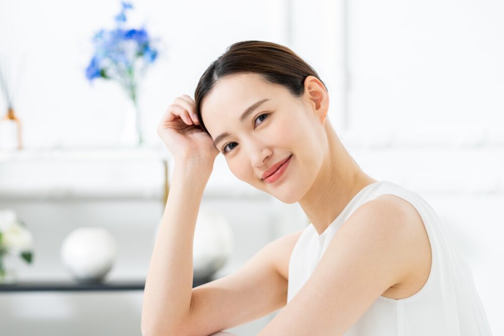 綺麗な肌
