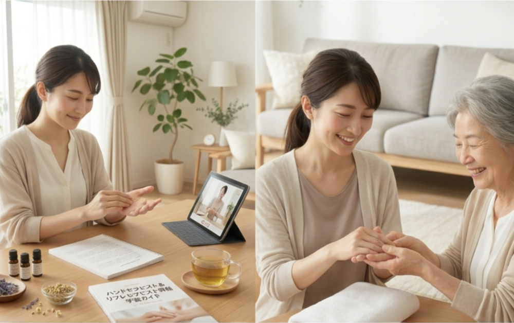 今の仕事にプラスする「癒しの武器」。ハンド&リフレ資格が仕事の価値を変える理由