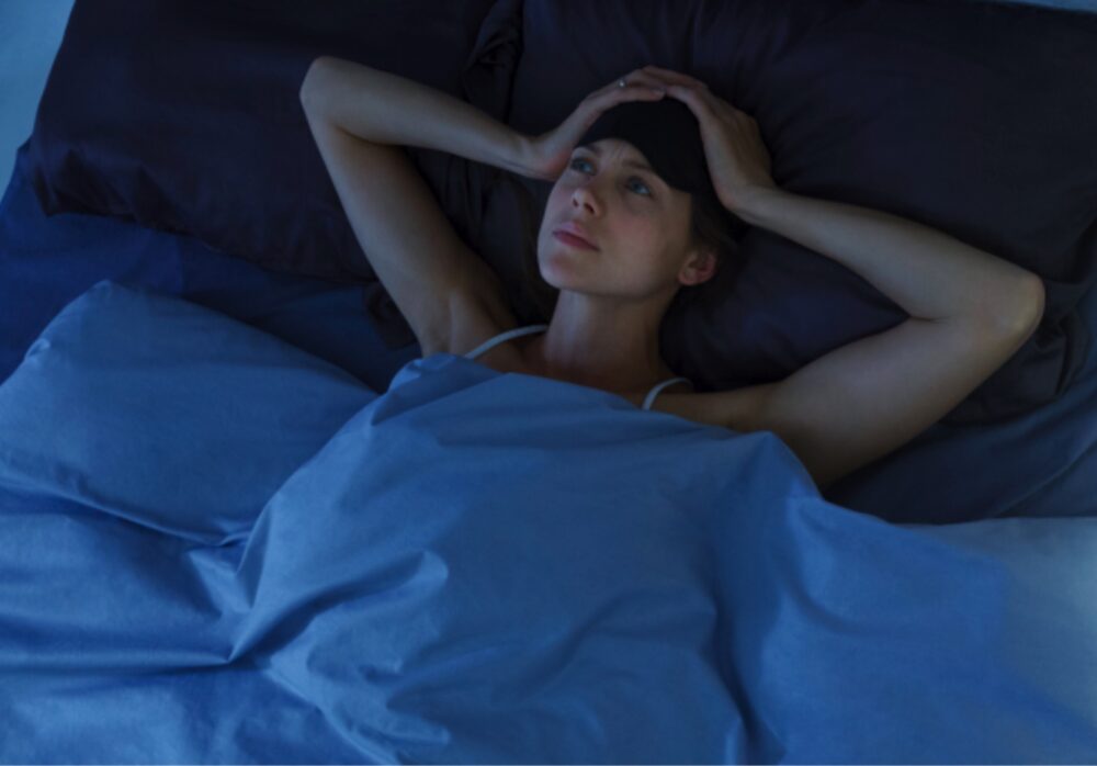 夜、眠れない