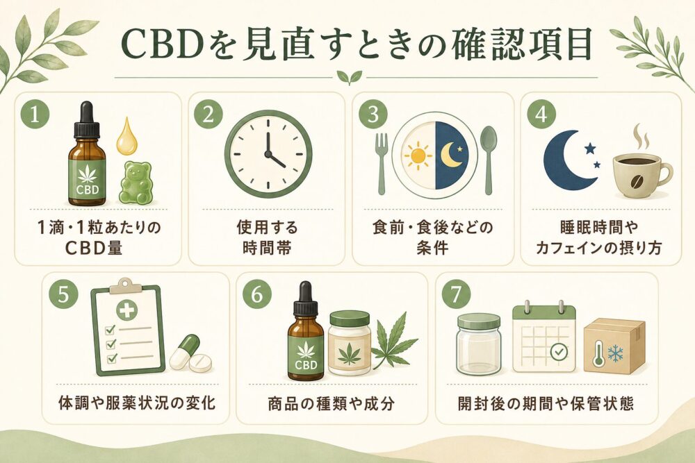 CBDを感じにくい＝耐性とは限らない