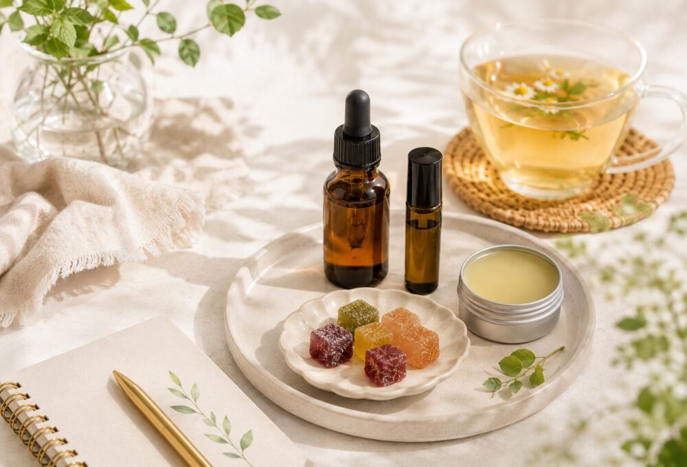 CBD初心者は「吸うCBD」より、オイル・グミ・バームから始めやすい