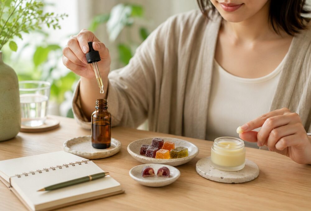 CBD含有量は少量から始められる商品を選ぶ